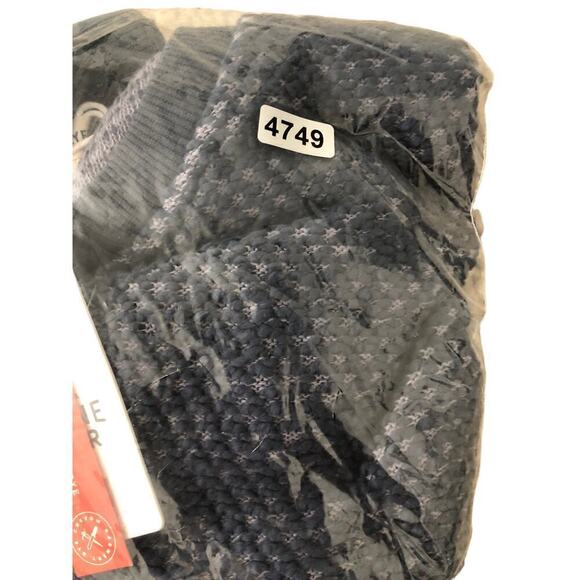 Marine Layer Birdseye Sweatshirt Long Sleeve Crew Neck Pullover True Navy NWT XS - Picture 4 of 6